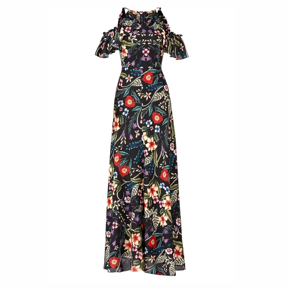 Cooper Street Gardenia Vintage Gown Dress Tropical Wedding Size 2